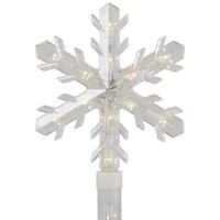 Northlight Snowflakes  Pathway Marker Christmas Yard Art