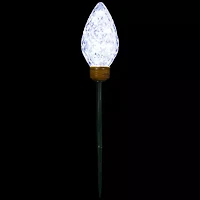 Northlight Led Jumbo  Bulb Pathway Marker Christmas Yard Art