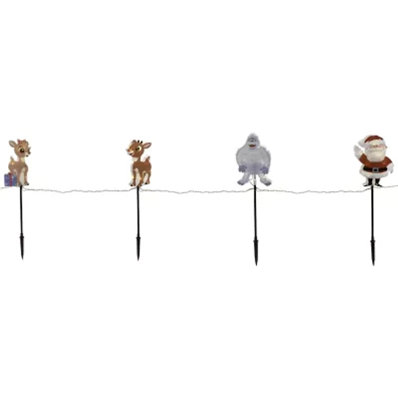 Northlight Rudolph And Friends Pathway Markers Christmas Yard Art