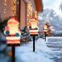 Northlight 16in Prelit Pathway Markers Christmas Yard Art