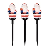 Northlight 16in Prelit Pathway Markers Christmas Yard Art