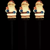 Northlight 16in Prelit Pathway Markers Christmas Yard Art