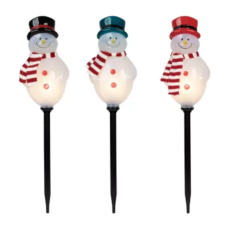 Northlight 16in Pattern  Pathway Markers Christmas Yard Art
