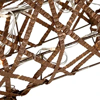 Northlight 35in Led Rattan Reindeer Christmas Yard Art