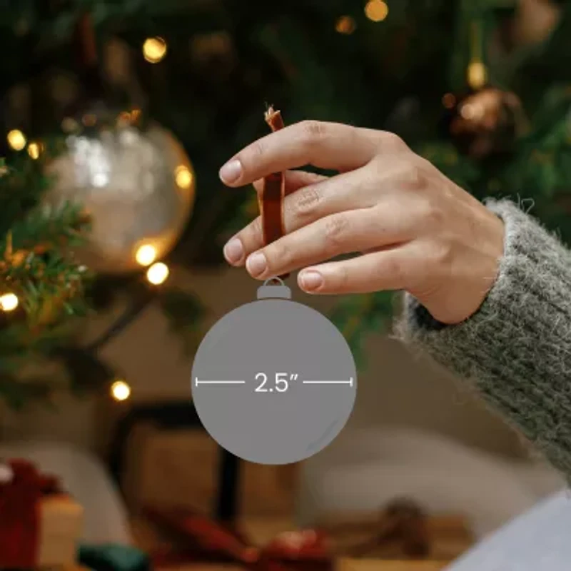 60ct Vegas Gold Shatterproof Matte Christmas Ball Ornaments 2.5'' (60mm)