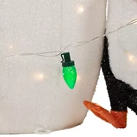 Northlight 3d Lighted Snowman Penguin Deer Christmas Yard Art