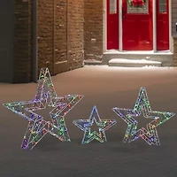 Northlight Lighted Stars Christmas Yard Art