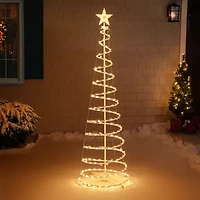 Northlight 6ft Spiral Cone Tree Christmas Yard Art