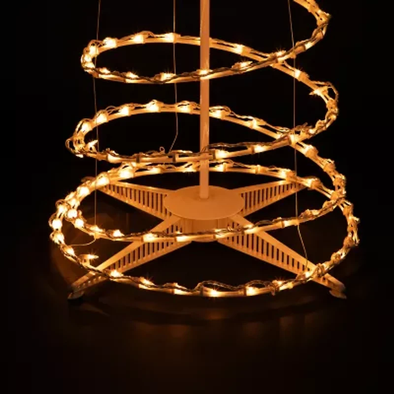 Northlight 6ft Spiral Cone Tree Christmas Yard Art