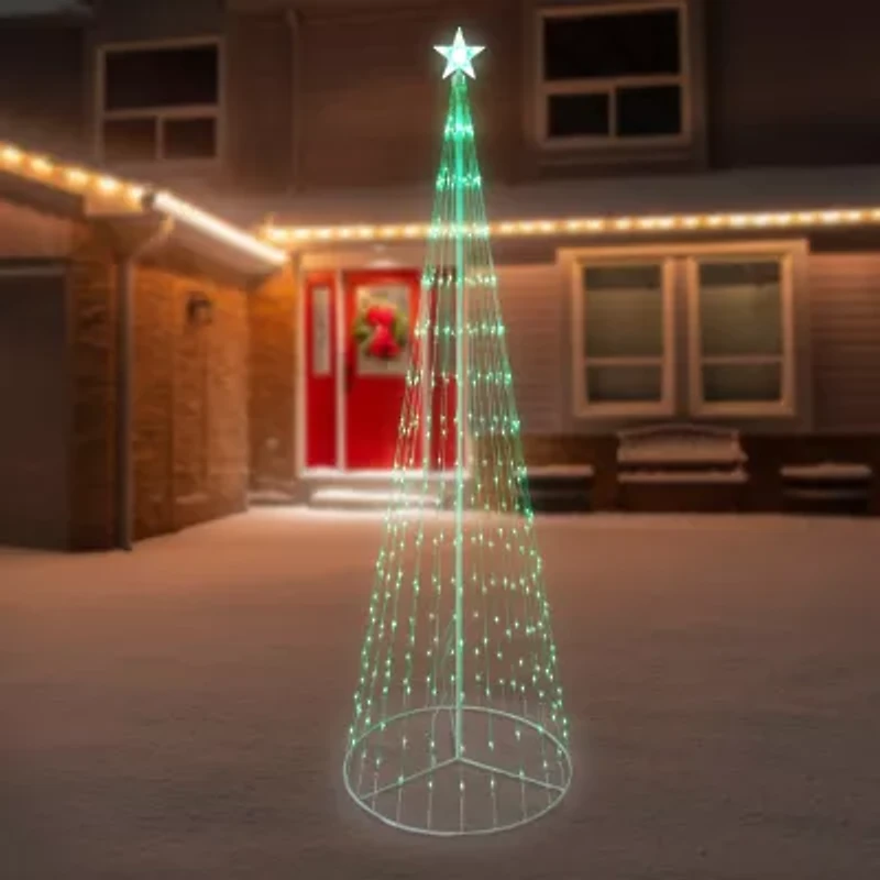 Northlight Led Show Cone  Tree Christmas Yard Art