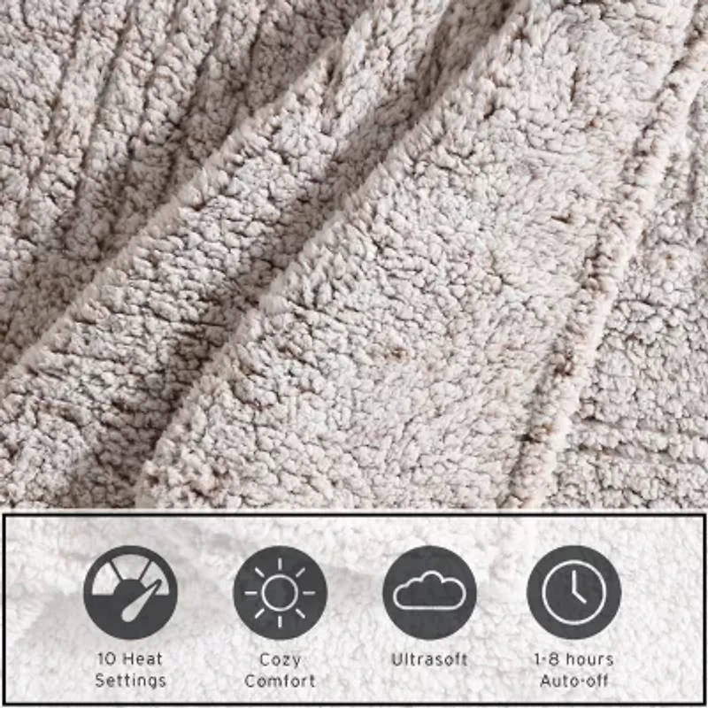 Eddie Bauer Lookout Mountain Heated Midweight Blanket