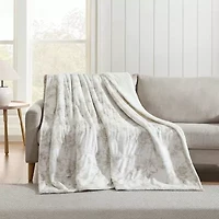 Laura Ashley Wistful Blooms Midweight Floral Blanket