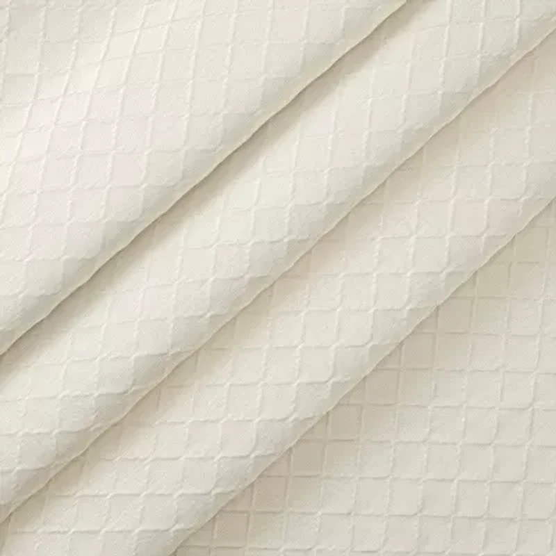 Fieldcrest Diamond Grommet Top Energy Saving 100% Blackout Single Curtain Panel