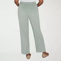Alfred Dunner Stockbridge Womens Straight Corduroy Pant