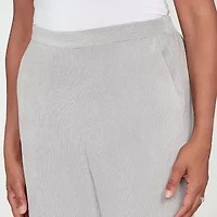 Alfred Dunner Stockbridge Womens Straight Corduroy Pant