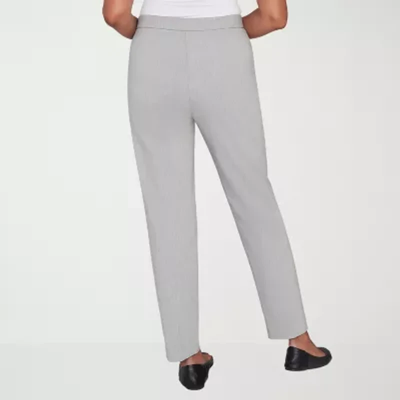 Alfred Dunner Stockbridge Womens Straight Pull-On Pant