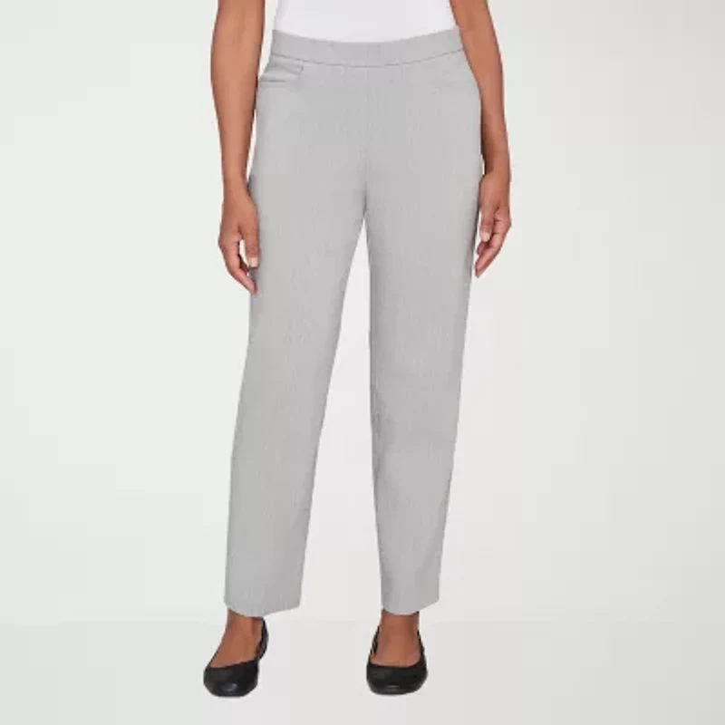 Alfred Dunner Stockbridge Womens Straight Pull-On Pant