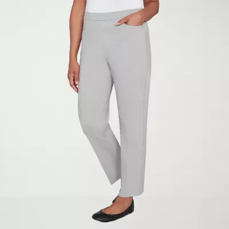 Alfred Dunner Stockbridge Womens Straight Pull-On Pant