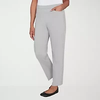 Alfred Dunner Stockbridge Womens Straight Pull-On Pant