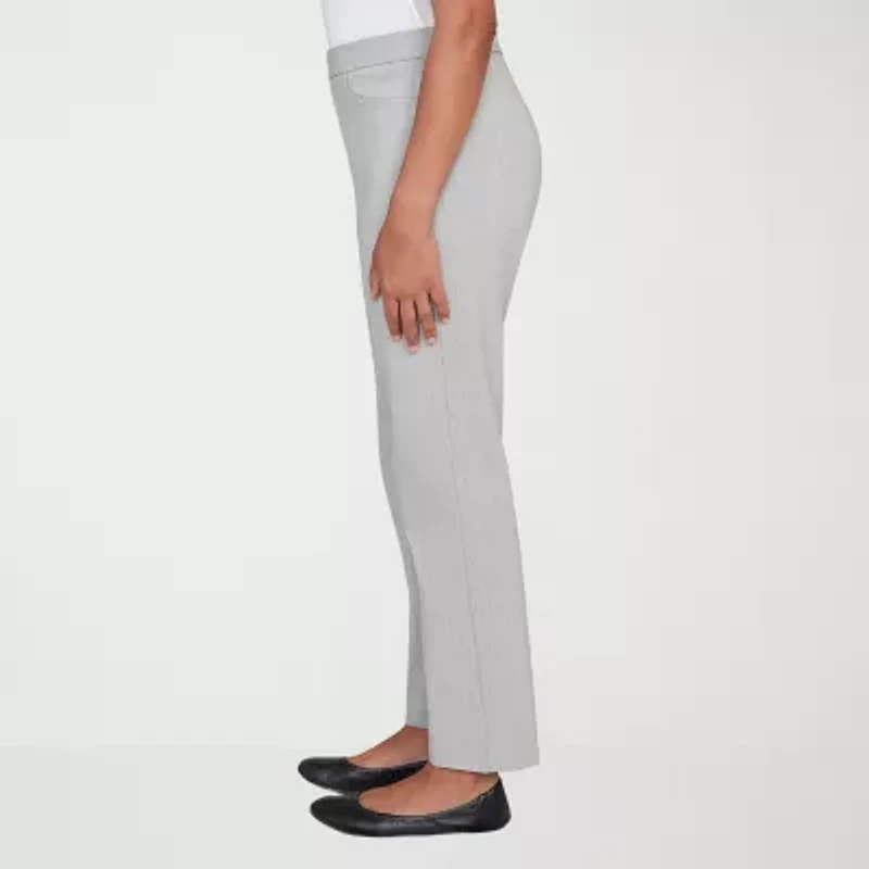 Alfred Dunner Stockbridge Womens Straight Pull-On Pant