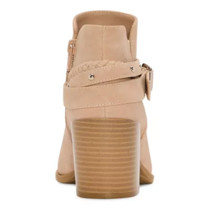 Sugar Womens Sansa Stacked Heel Booties