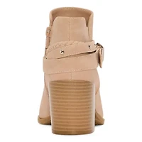 Sugar Womens Sansa Stacked Heel Booties