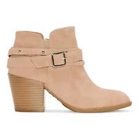 Sugar Womens Sansa Stacked Heel Booties