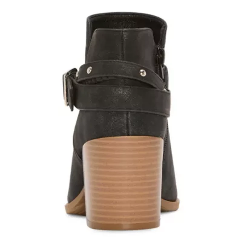 Sugar Womens Sansa Stacked Heel Booties