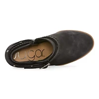 Sugar Womens Sansa Stacked Heel Booties
