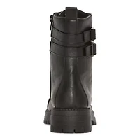 Pop Womens Perlla Block Heel Booties