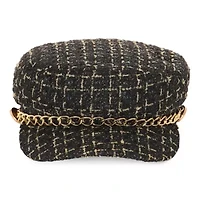 Alexis Bendel Black And White Womens Cadet Hat