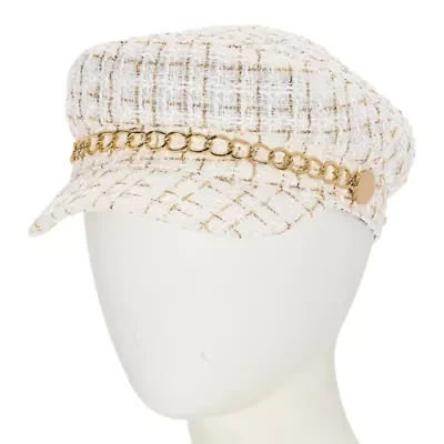 Alexis Bendel With Chain Womens Cadet Hat