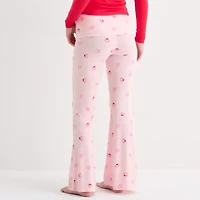 Arizona Body Fold Over Womens Juniors Pajama Pants