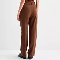 by&by Womens Wide Leg High Rise Juniors Trouser