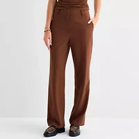 by&by Womens Wide Leg High Rise Juniors Trouser