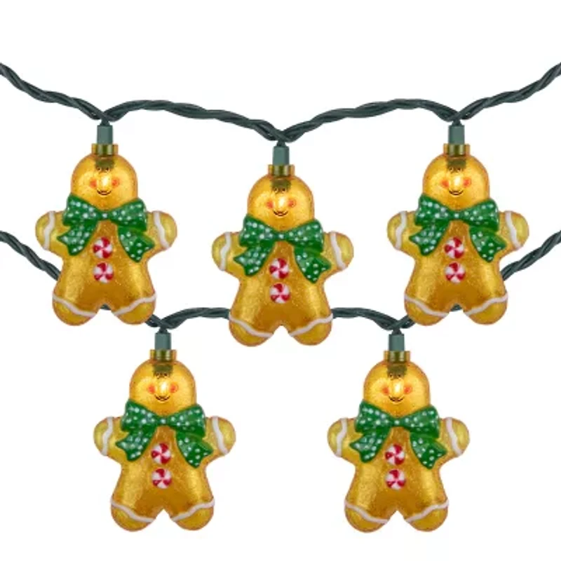 Northlight Gingerbread Man String Lights