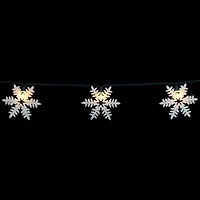 Northlight Glittered Snowflake String Lights