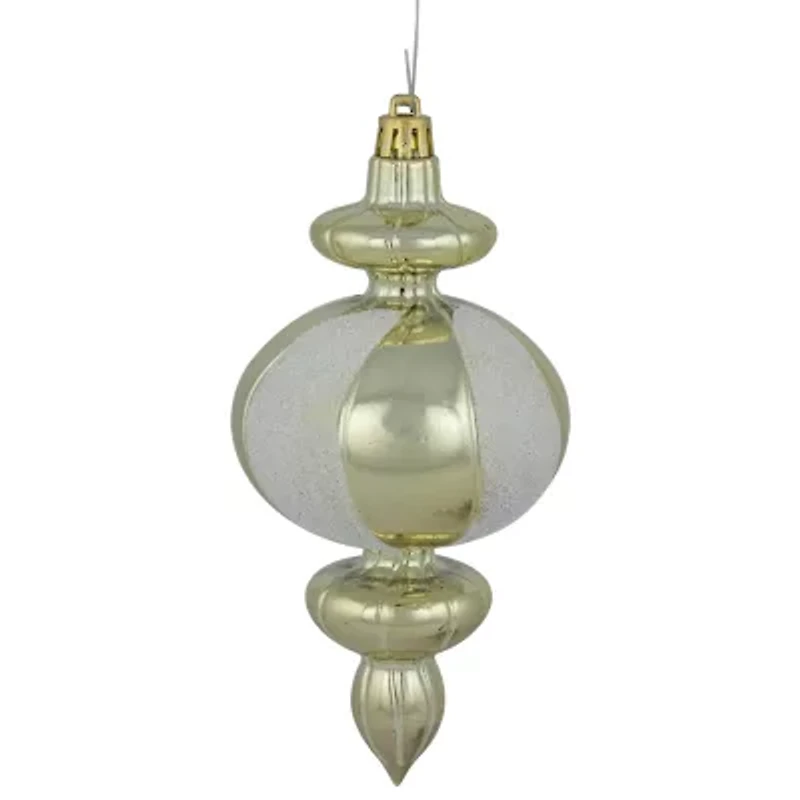 Northlight Shiny Shatterproof Finial 8-pc Christmas Ornament