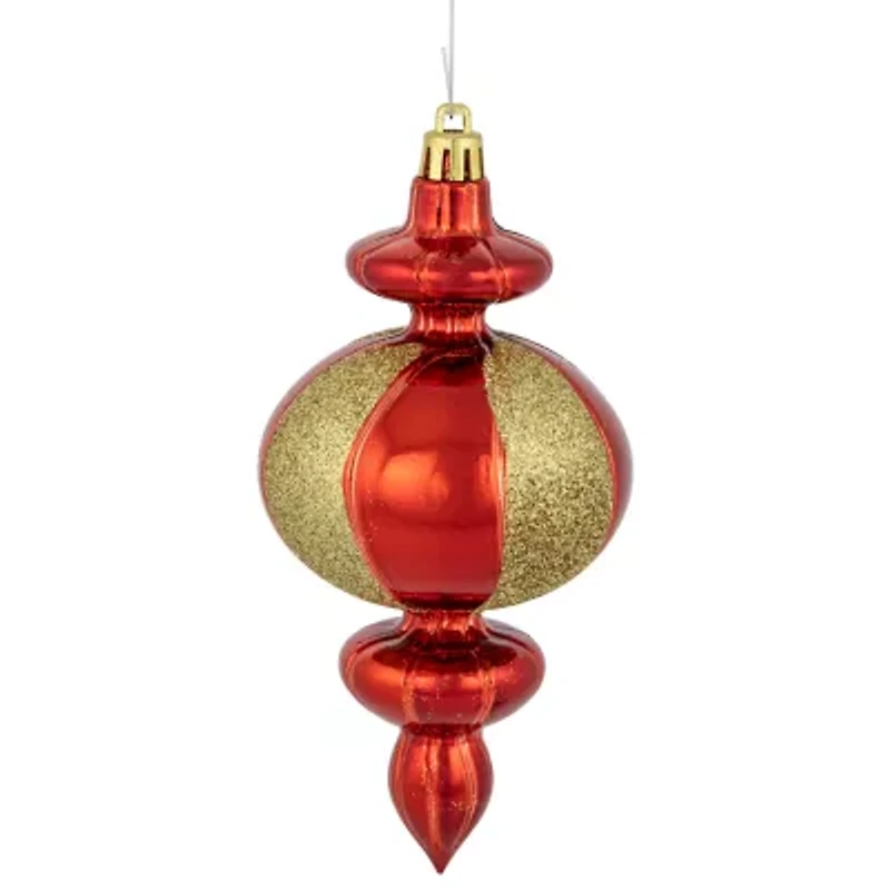 Northlight 6in Finial 8-pc Christmas Ornament