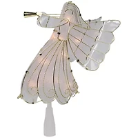 Northlight 10in Angel  Warm White Lights Christmas Tree Topper
