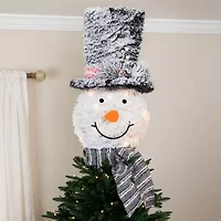 Northlight Prelit Snowman Withhat Christmas Tree Topper