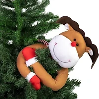 Northlight 26in Plush Reindeer Christmas Tree Topper
