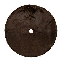 Northlight 48in Brown Mink Fur Indoor Tree Skirt
