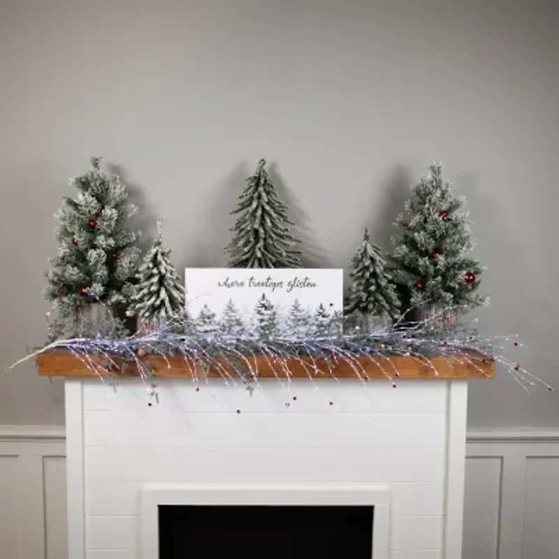 Northlight 6ft Jingle Bells Pre-Lit Christmas Indoor Garland