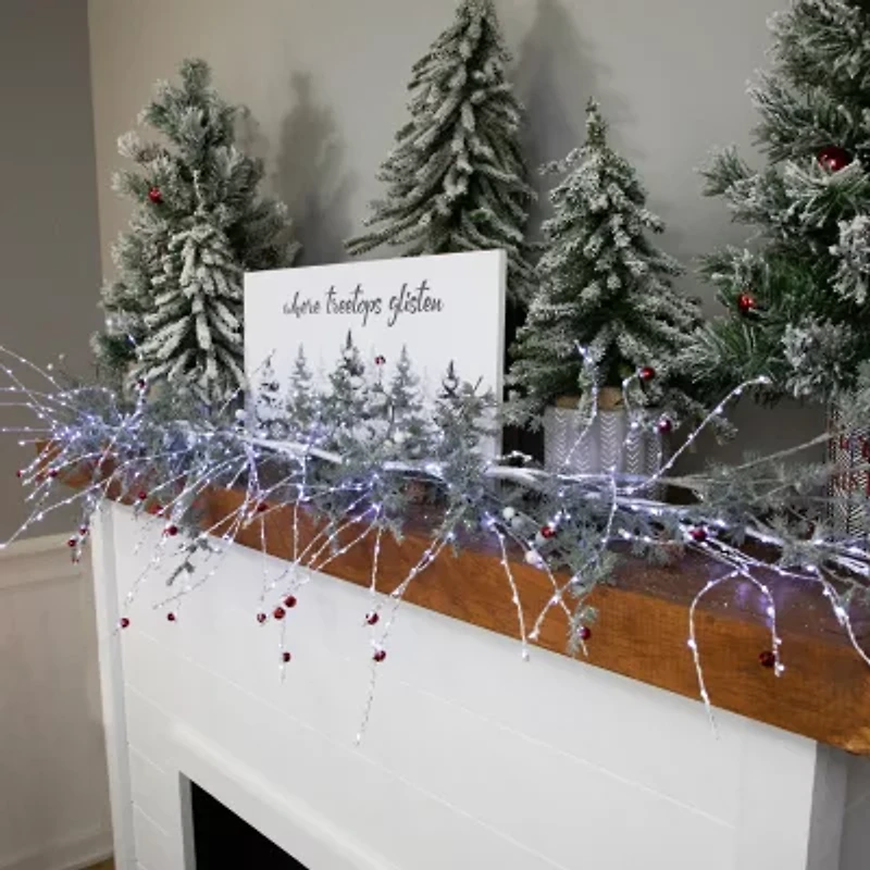 Northlight 6ft Jingle Bells Pre-Lit Christmas Indoor Garland