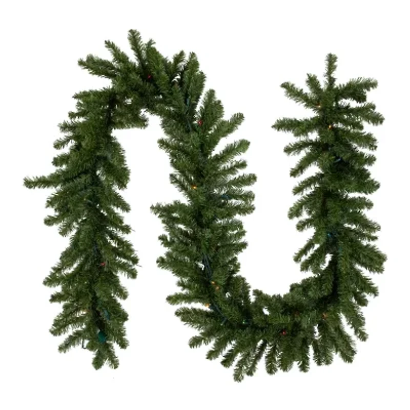 Northlight Canadian Pine Pre-Lit Christmas Indoor Garland