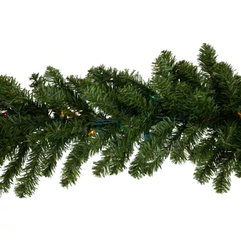 Northlight Canadian Pine Pre-Lit Christmas Indoor Garland