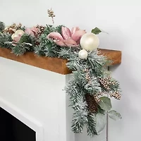 Northlight Frosted Pine Artificial Christmas Indoor Garland