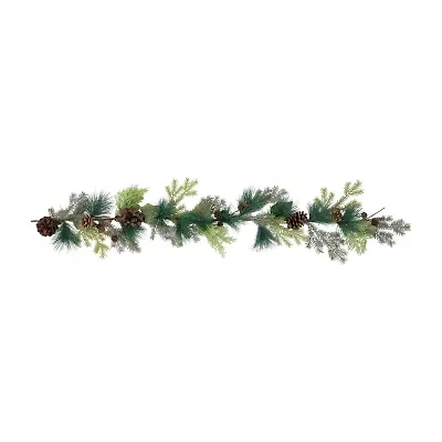 Northlight Pine Cone And Cedar   Unlit Christmas Indoor Garland