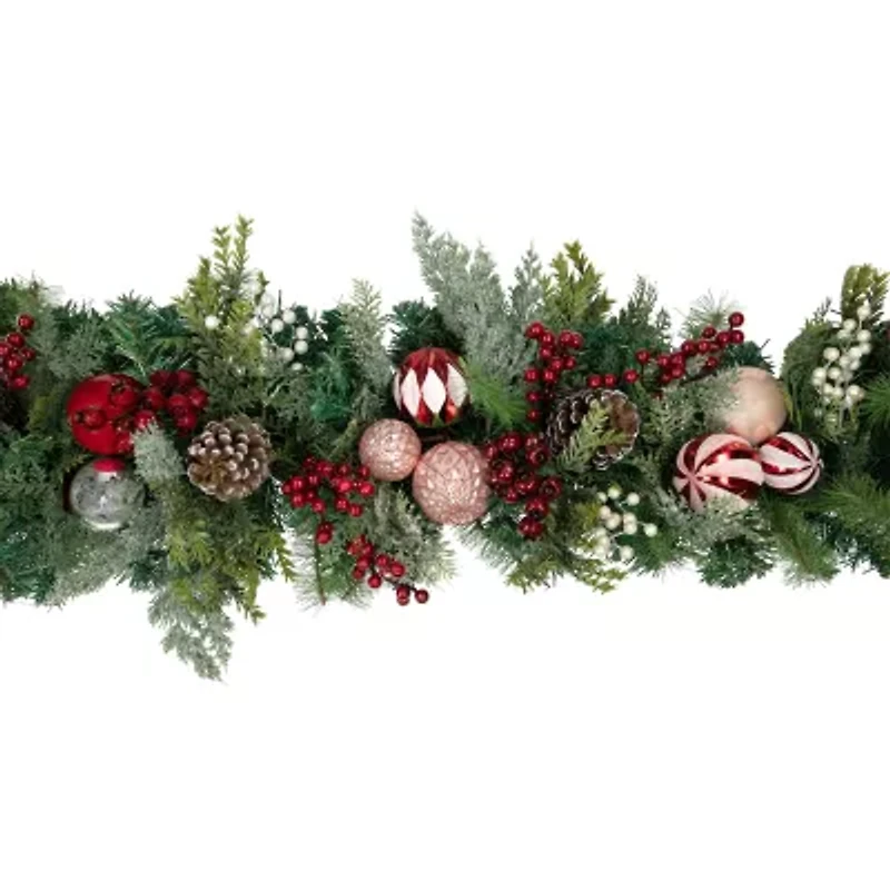 Northlight Pre-Ated Pine Christmas Indoor Garland
